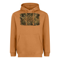 Meerkat Camouflage Leopard Background Heavyweight Hoodie - Jasminsmagicworld