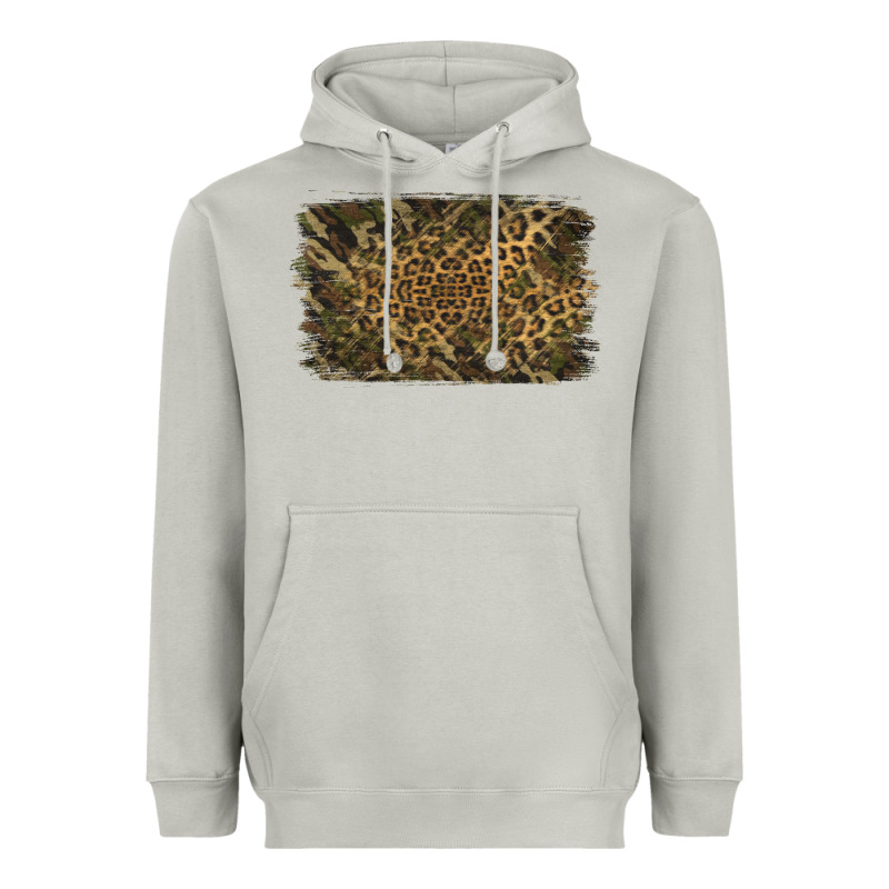 Camouflage Leopard Background Heavyweight Hoodie by Jasminsmagicworld | Teevron