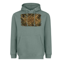 Sage Camouflage Leopard Background Heavyweight Hoodie - Jasminsmagicworld