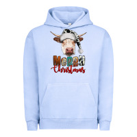 Pigment Grape Ice merry christmas hereford cow Urban Hoodie - RanaPortraitStore