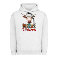 Pigment Lunar Rock merry christmas hereford cow Urban Hoodie - RanaPortraitStore