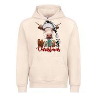 Sandshell merry christmas hereford cow Urban Hoodie - RanaPortraitStore