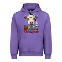 Tulip merry christmas hereford cow Urban Hoodie - RanaPortraitStore