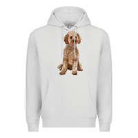 Dove Grey cockapoo Premium Hoodie - RanaPortraitStore