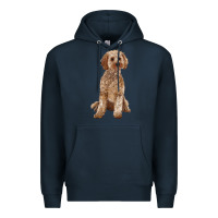 Navy cockapoo Premium Hoodie - RanaPortraitStore