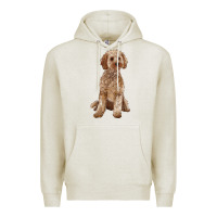 Oatmeal Heather cockapoo Premium Hoodie - RanaPortraitStore