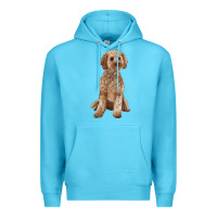 Ocean Blue cockapoo Premium Hoodie - RanaPortraitStore