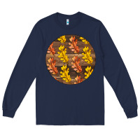 Navy Fall Rounded Long Sleeve Tee - LillyAllenDesigns