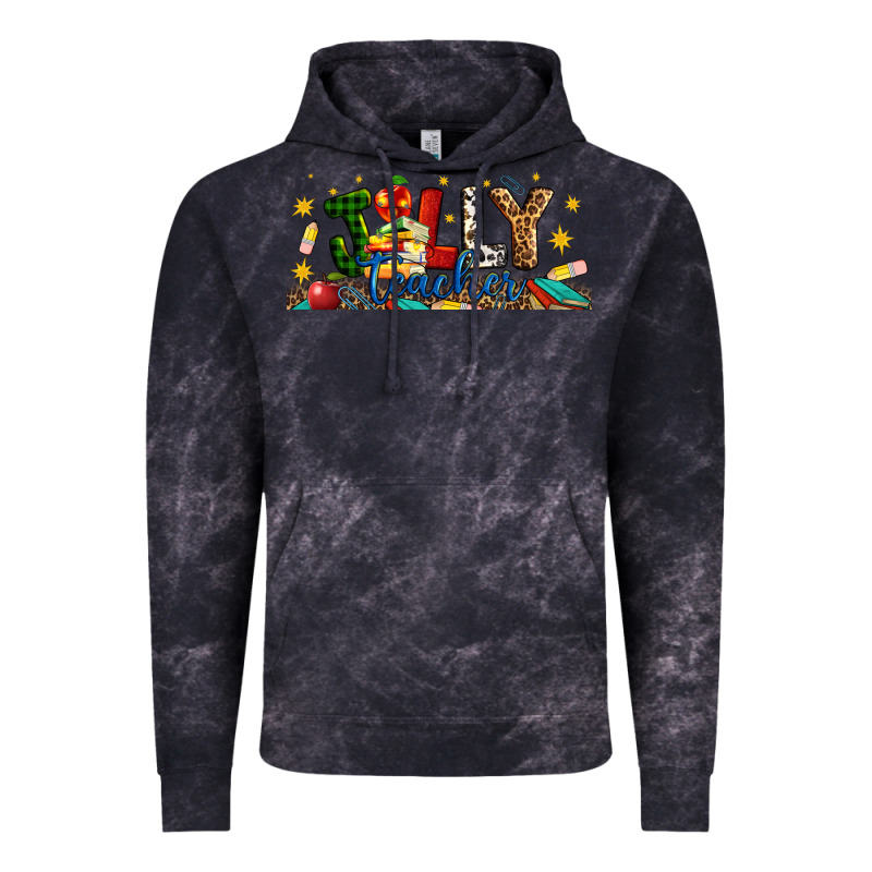 Christmas Jolly Teacher Vintage Hoodie by Artiststas | Teevron
