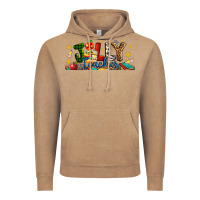 Vintage Coffee Christmas Jolly Teacher Vintage Hoodie - Artiststas