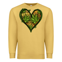 Antique Gold pineapple heart Premium Sweatshirt - Jasminsmagicworld