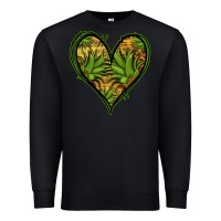 Black pineapple heart Premium Sweatshirt - Jasminsmagicworld