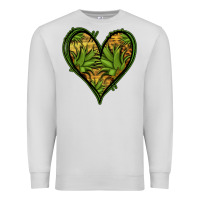 Dove Grey pineapple heart Premium Sweatshirt - Jasminsmagicworld