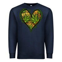 Navy pineapple heart Premium Sweatshirt - Jasminsmagicworld