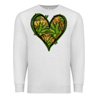 Oatmeal Heather pineapple heart Premium Sweatshirt - Jasminsmagicworld