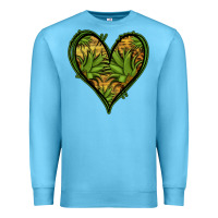 Ocean Blue pineapple heart Premium Sweatshirt - Jasminsmagicworld