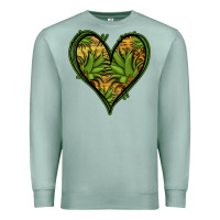 Seafoam pineapple heart Premium Sweatshirt - Jasminsmagicworld