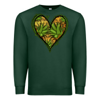 Sports Green pineapple heart Premium Sweatshirt - Jasminsmagicworld