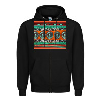 Black turquoise gemstone western Zipper Hoodie - Jasminsmagicworld