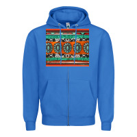 True Royal turquoise gemstone western Zipper Hoodie - Jasminsmagicworld