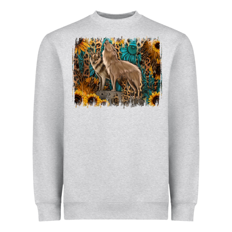 Western Wolves Heavyweight Sweatshirt by Jasminsmagicworld | Teevron