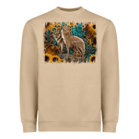 Mushroom Western Wolves Heavyweight Sweatshirt - Jasminsmagicworld