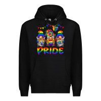 Black pride gnome Premium Hoodie - BarkalooDesign