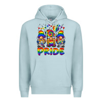 Blue Mist pride gnome Premium Hoodie - BarkalooDesign