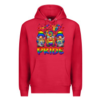 Cardinal pride gnome Premium Hoodie - BarkalooDesign