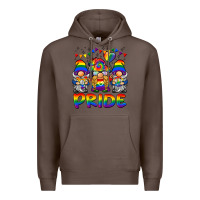 Coffee pride gnome Premium Hoodie - BarkalooDesign