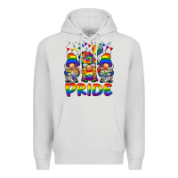 Dove Grey pride gnome Premium Hoodie - BarkalooDesign