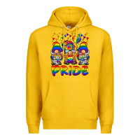 Lemon pride gnome Premium Hoodie - BarkalooDesign