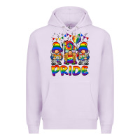 Lilac pride gnome Premium Hoodie - BarkalooDesign