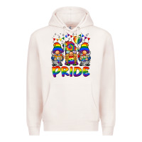 Pale Pink pride gnome Premium Hoodie - BarkalooDesign