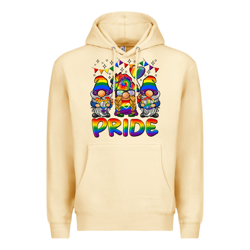 Pride Gnome Premium Hoodie by BarkalooDesign | Teevron