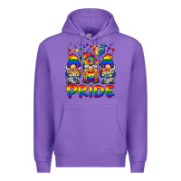 Purple pride gnome Premium Hoodie - BarkalooDesign
