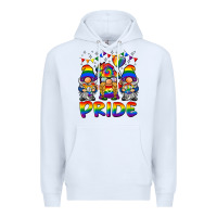 White pride gnome Premium Hoodie - BarkalooDesign