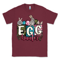 Burgundy Easter egg hunter Classic Tee - OliviaCreatesArt