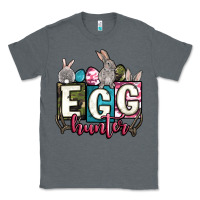 Charcoal Heather Easter egg hunter Classic Tee - OliviaCreatesArt