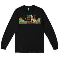 Black Wild About Fall Coyote Long Sleeve Tee - LillyAllenDesigns