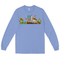 Colony Blue Wild About Fall Coyote Long Sleeve Tee - LillyAllenDesigns