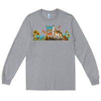 Heather Grey Wild About Fall Coyote Long Sleeve Tee - LillyAllenDesigns