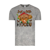 Cloud Rock Just a Little Moody Vintage Tee - CowhideDigitalArt