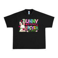 Black Bunny Kisses Easter Wishes Urban Heavy Tee - CowhideDigitalArt
