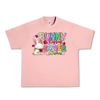 Salmon Bunny Kisses Easter Wishes Urban Heavy Tee - CowhideDigitalArt