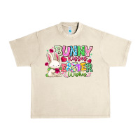 Sandshell Bunny Kisses Easter Wishes Urban Heavy Tee - CowhideDigitalArt