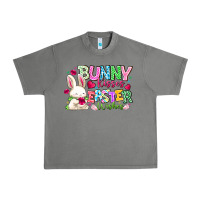 Tornado Bunny Kisses Easter Wishes Urban Heavy Tee - CowhideDigitalArt