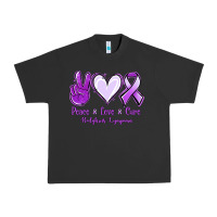 Peace Love Cure Odgkins Lympoma Urban Heavy Tee | Teevron
