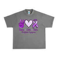 Tornado Peace Love Cure Odgkins Lympoma Urban Heavy Tee - Jasminsmagicworld