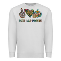 Dove Grey Peace Love Pumkins Premium Sweatshirt - Jasminsmagicworld